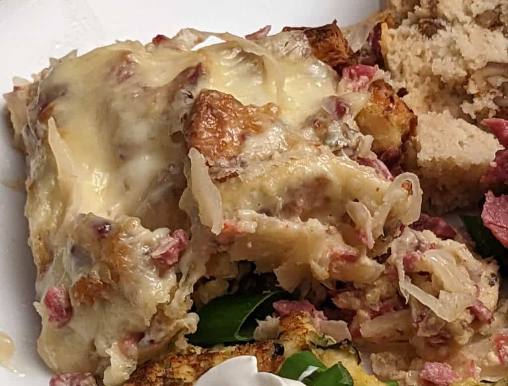 Reuben Raclette Casserole