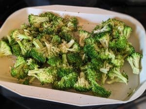 Broccoli and Asparagus Louie Salad - Broccoli in Microwave Steamer