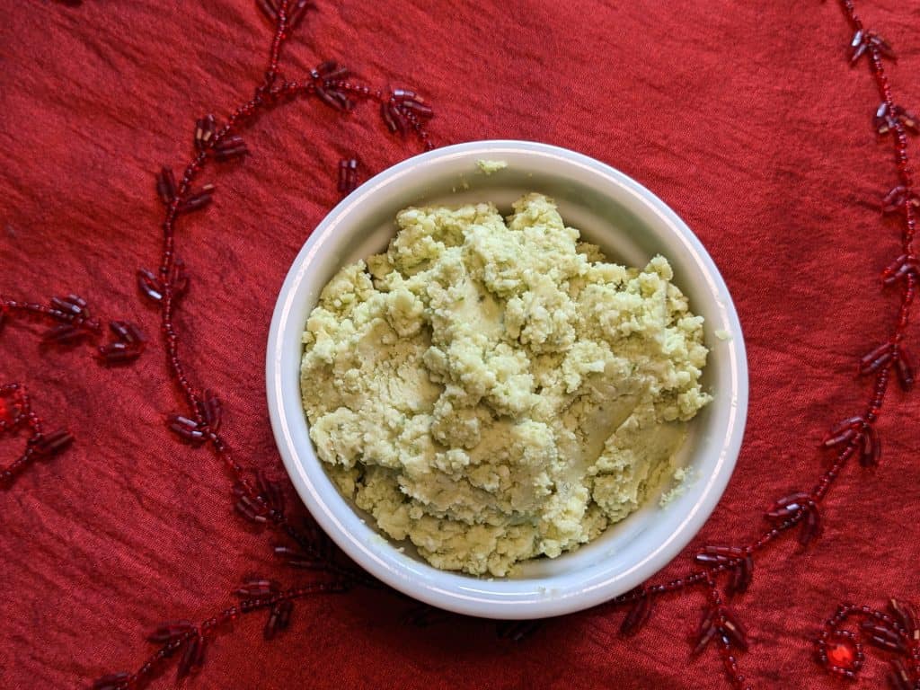 Whipped Pesto Dip finished in small bowl