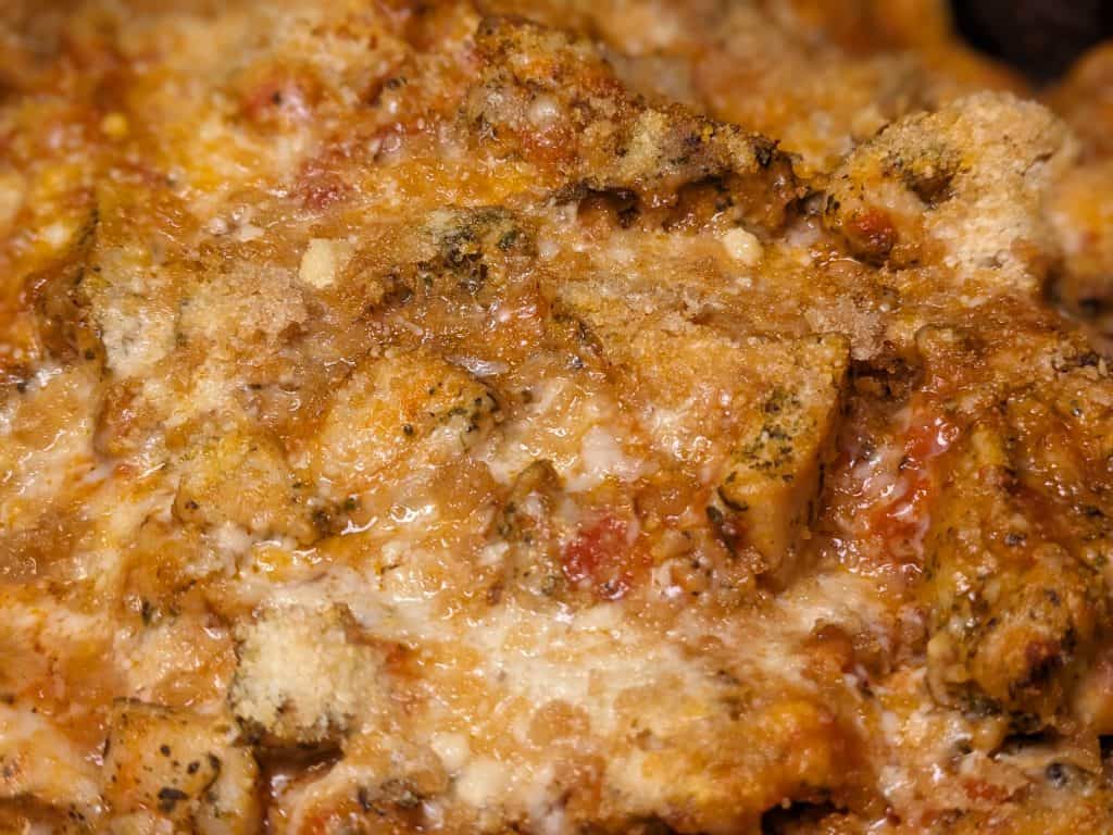Chicken Parmesan Casserole - Baked