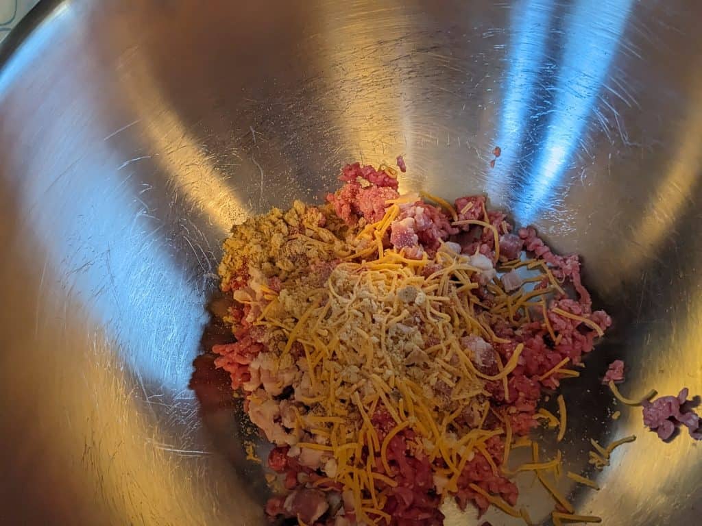 Mixing Meatloaf Step 2