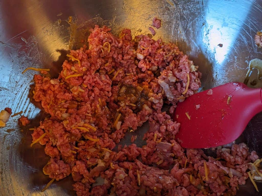 Mixing Meatloaf Step 4