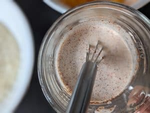 Heavy Cream whisked with spices