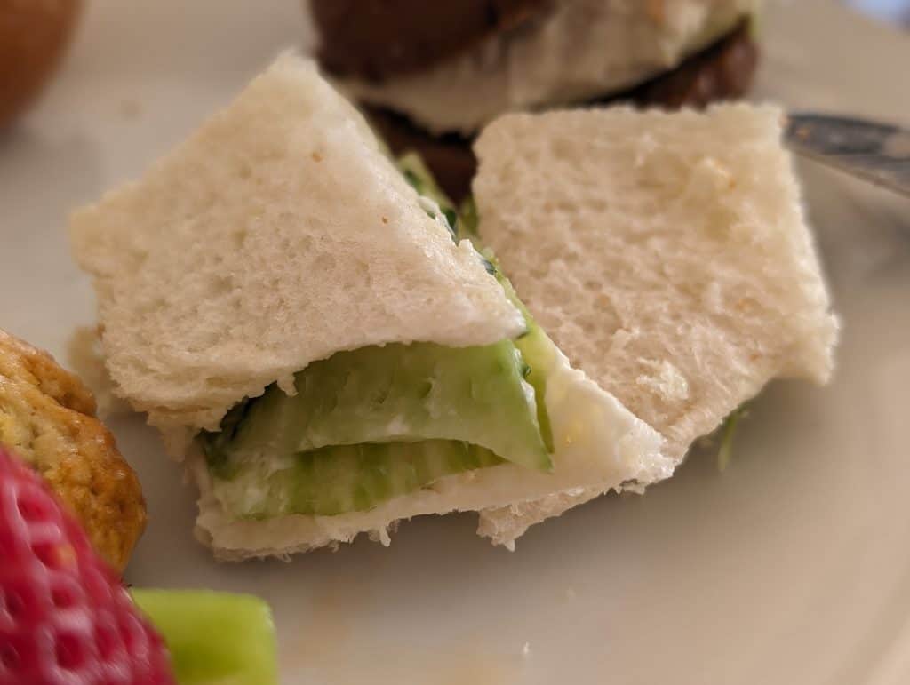 Cucumber Sandwich for Afternoon Tea