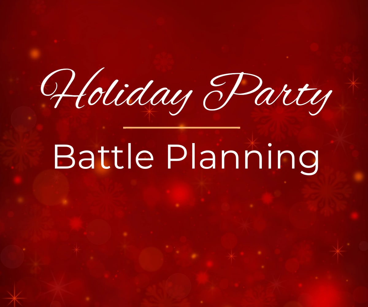 Holiday Party Battle Planning Feature Banner
