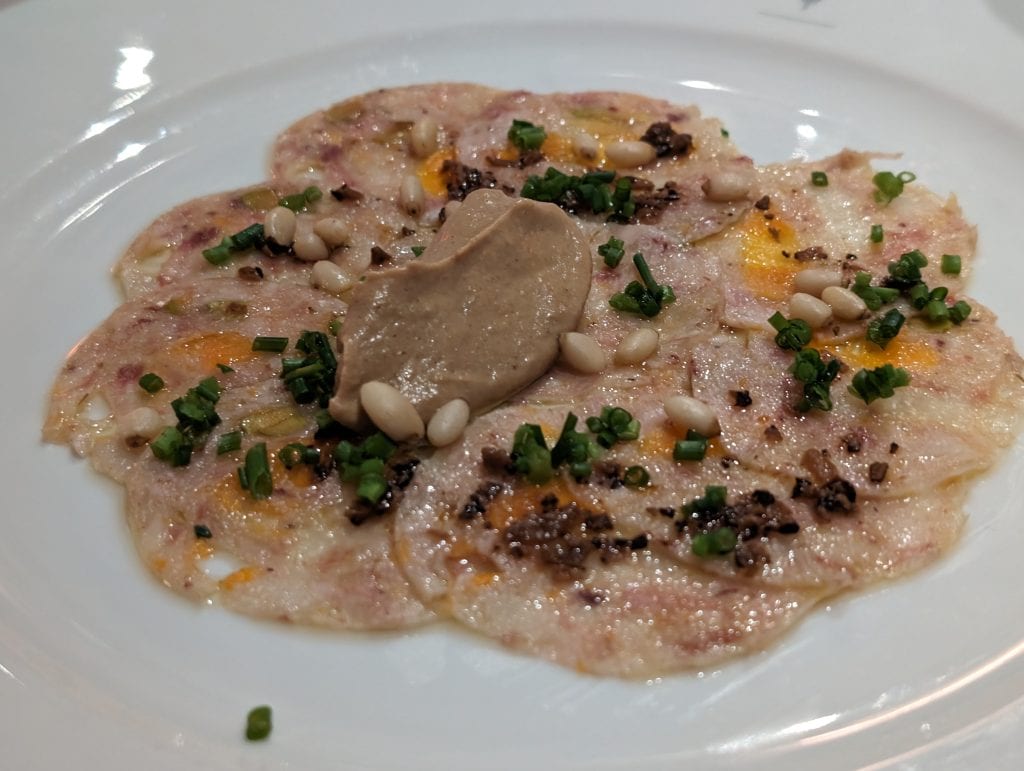 Pigs Foot Carpaccio