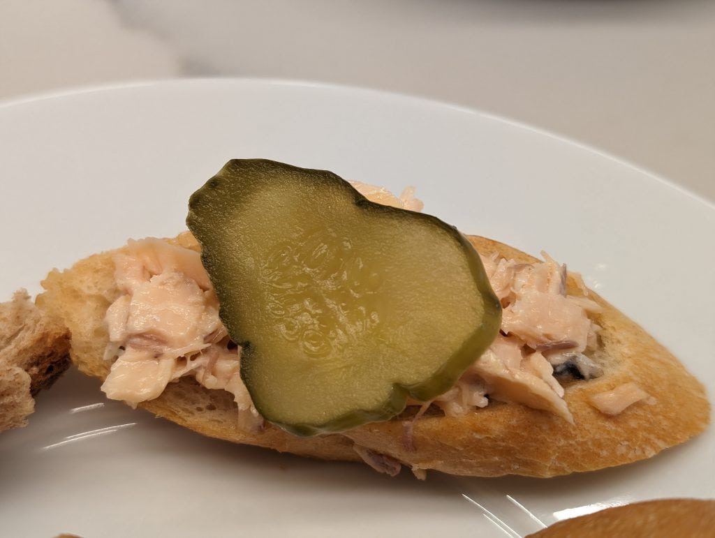 Mini Salmon Baguette