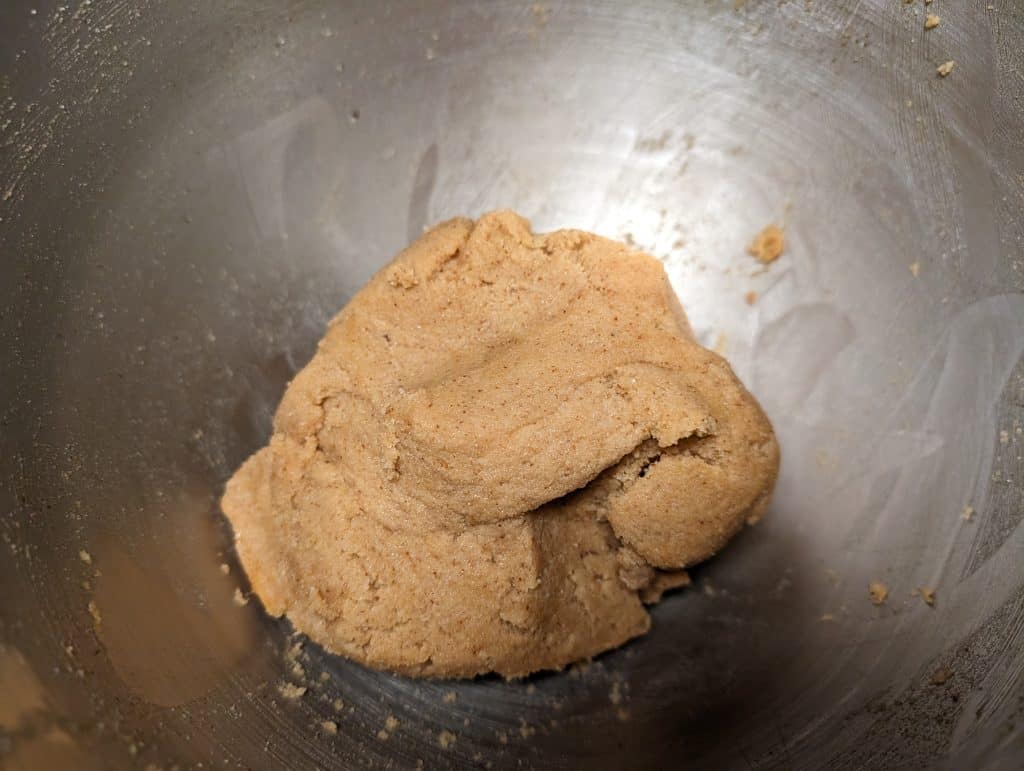 Finished dough for Keto Snickerdoodles