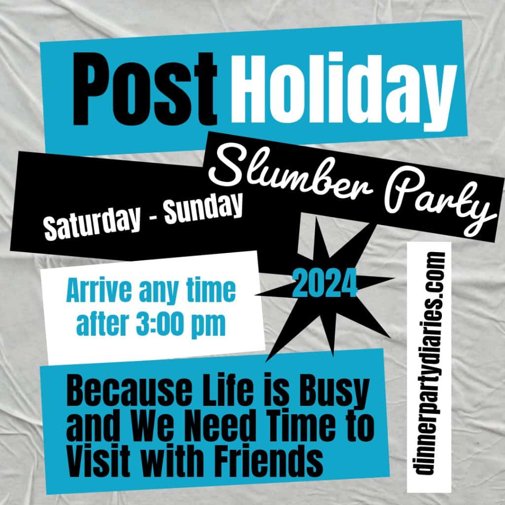 Invitation for a Post Holiday Slumber Party