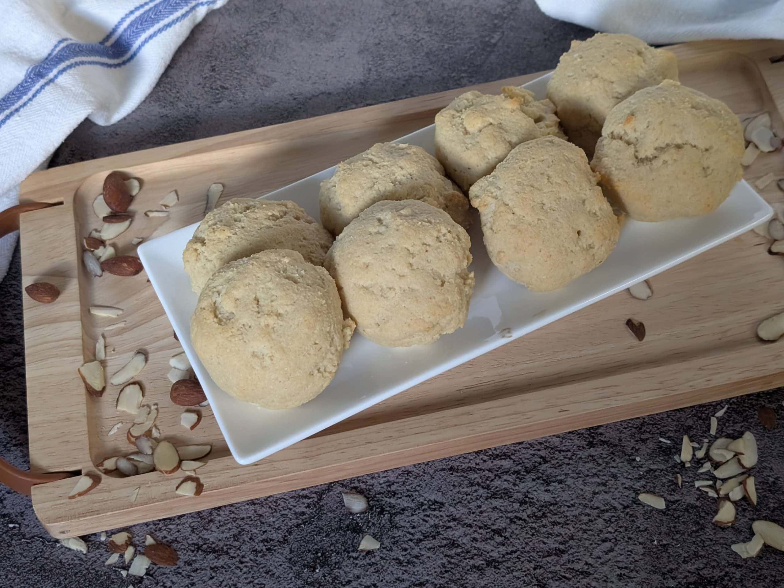 Classic Biscuits made with Dinner Party Diaries Original Baking Mix plated