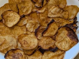 Curry Kamaal Turnip Chips in serving dish
