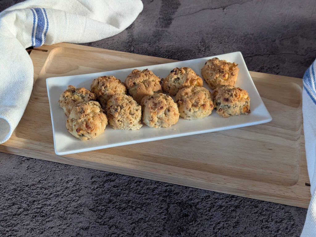 Dinner Party Diaries Lamb and Feta Biscuits Plated