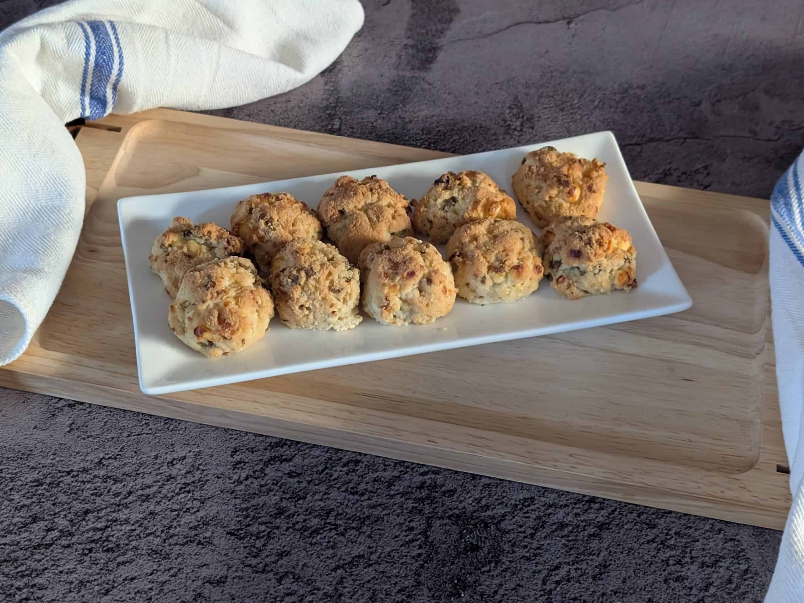 Dinner Party Diaries Lamb and Feta Biscuits Plated