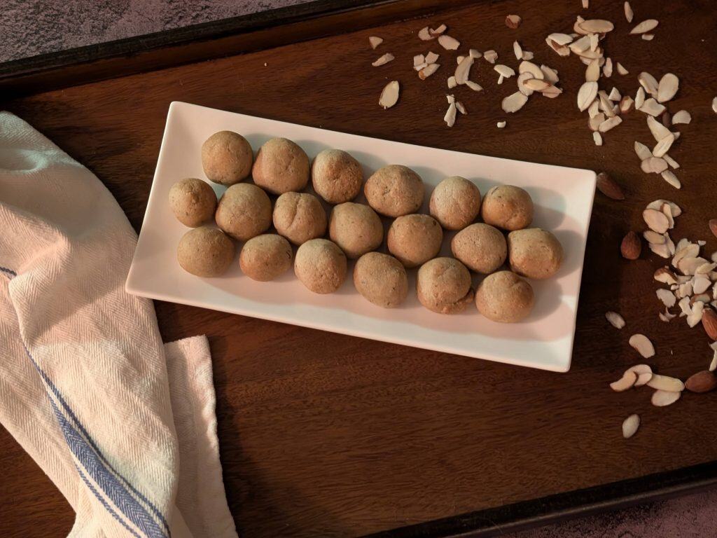 Classic Herb and Veggie Biscuit Bites plated